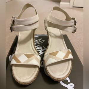 Elliot Luca Giulia Stylish Cream and Tan Women's Espadrilles Sandals